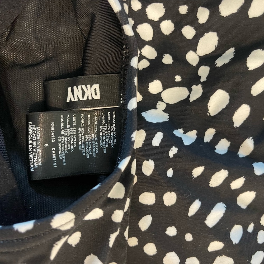 DKNY Women’s One Piece Bathing Suit - Picture 6 of 6